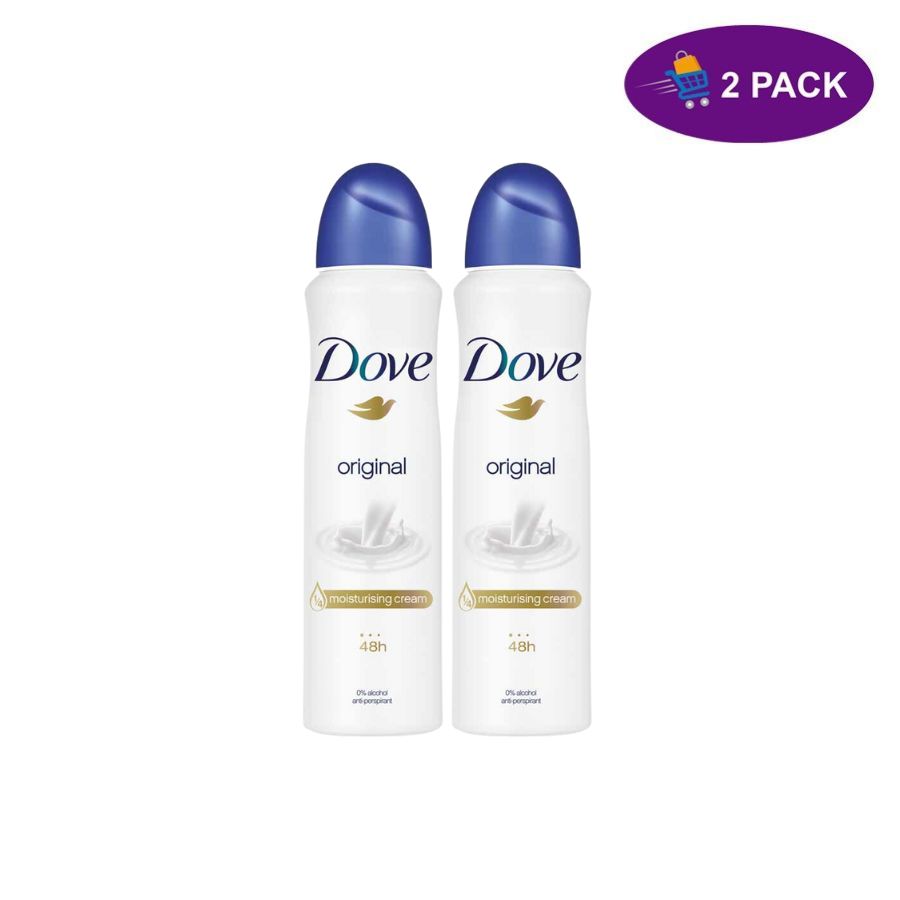 Dove Deodorant Spray Advanced Care Original (150 Ml) 2 x $7.50