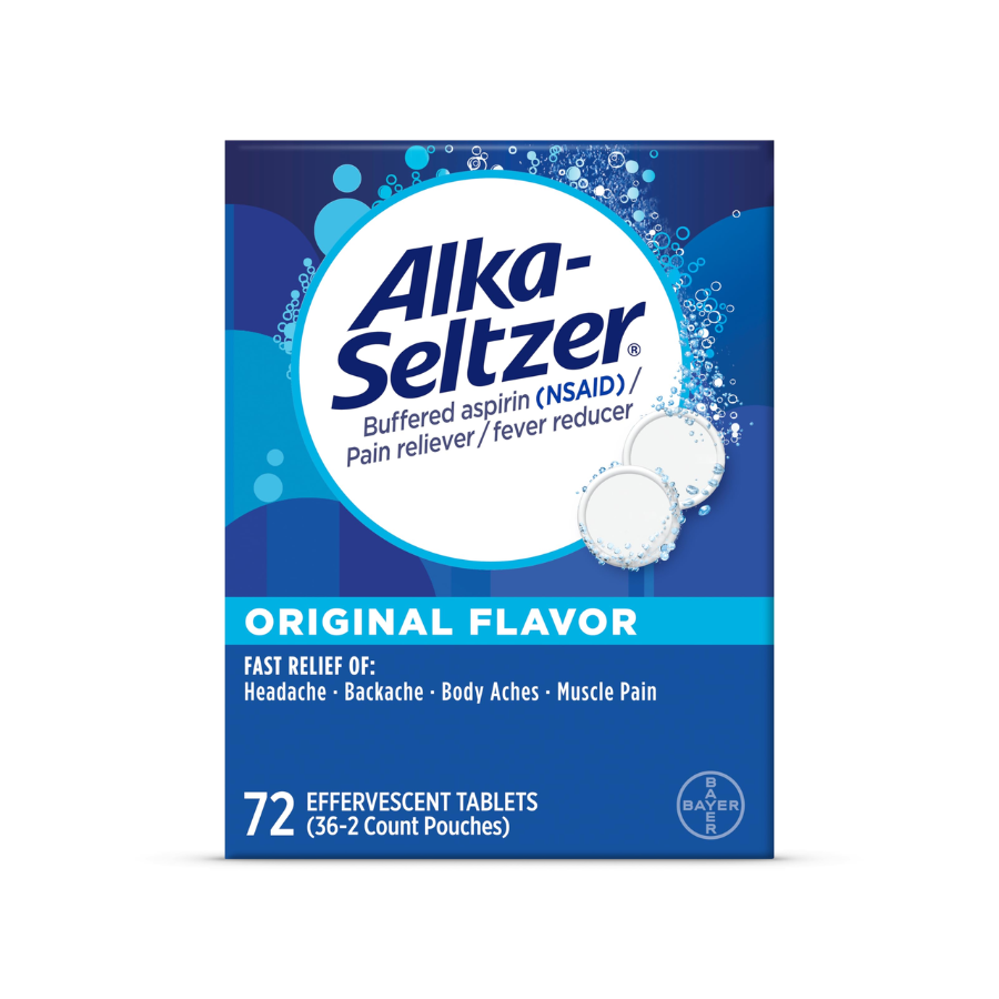 Alka-Seltzer  antiácido original Caja de 76 Tabletas
