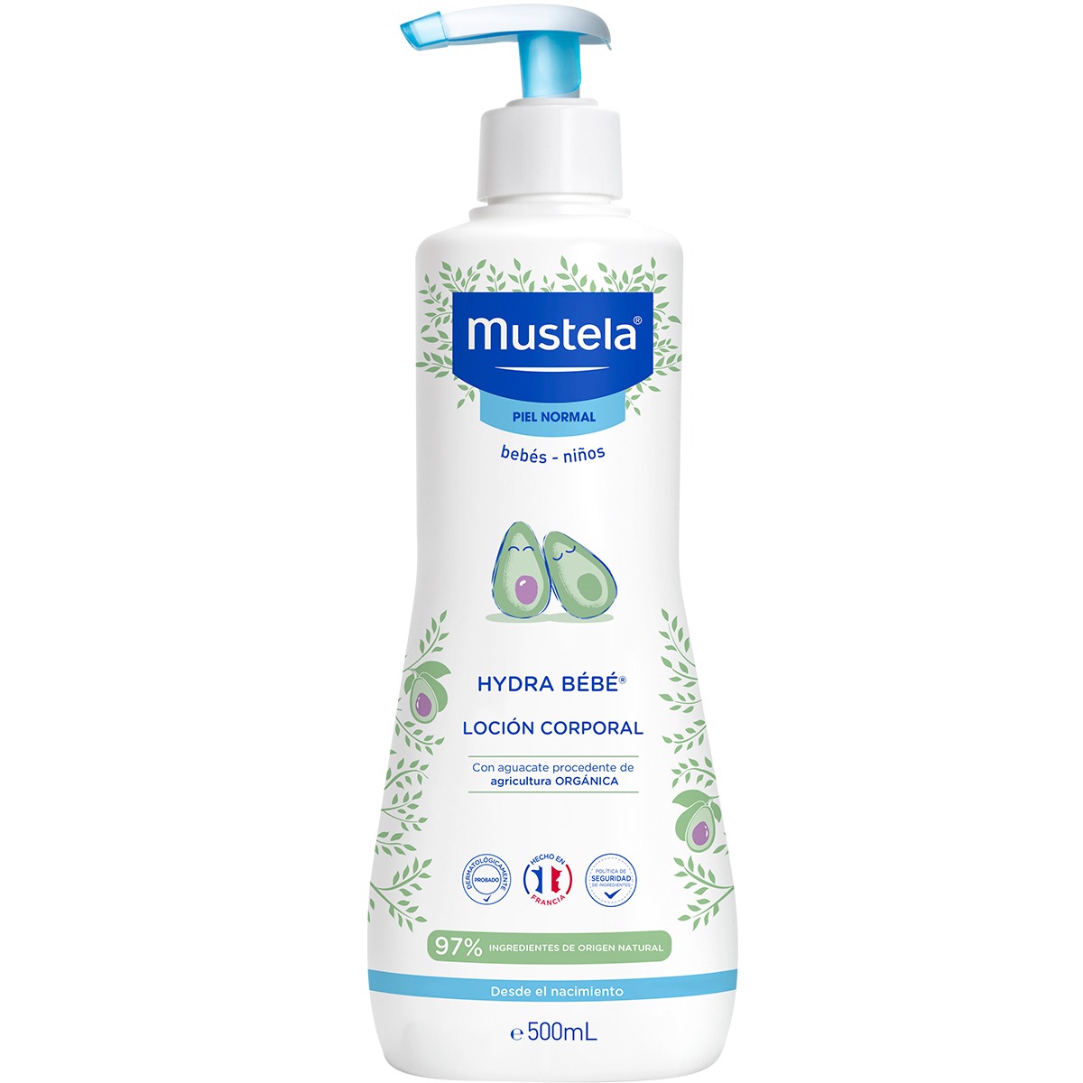 Loción Corporal Hydra Bebe Piel Normal Mustela (500 ml)