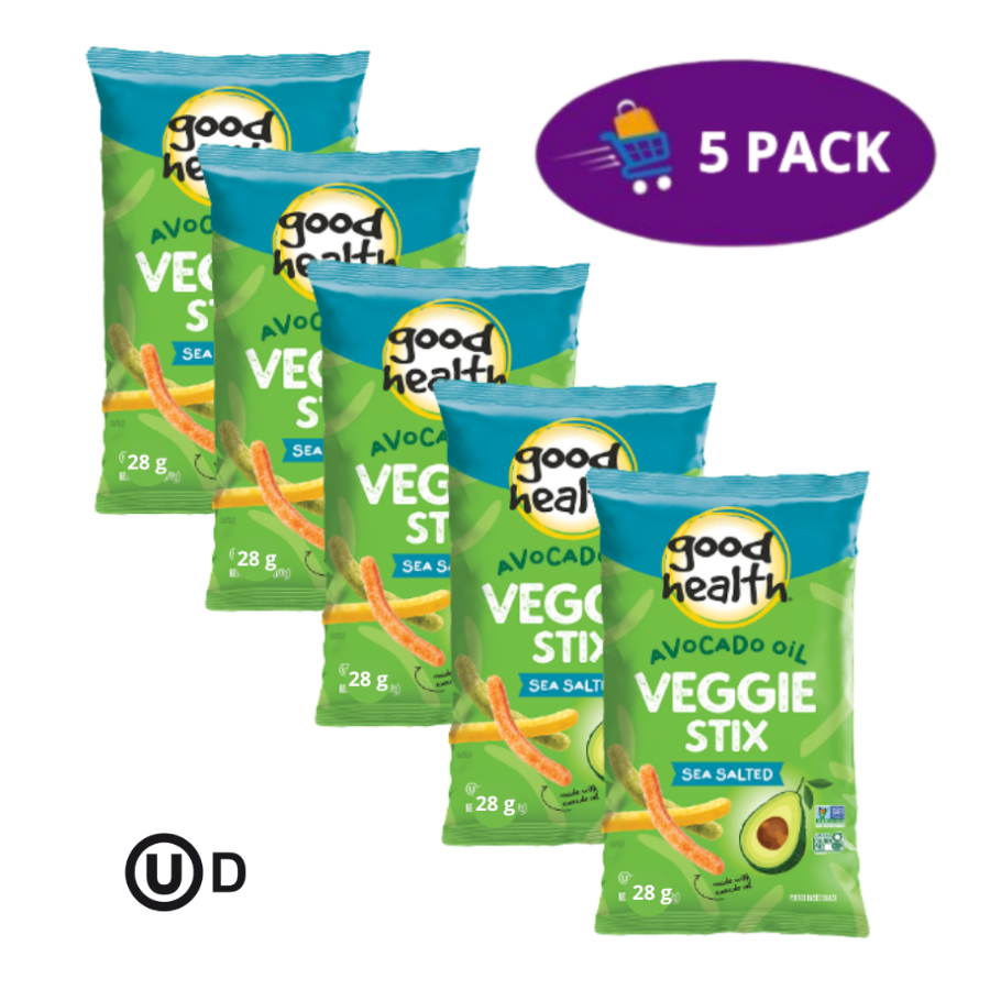 Veggie Straws Sea Salted 5x$5.00 (28gramos)